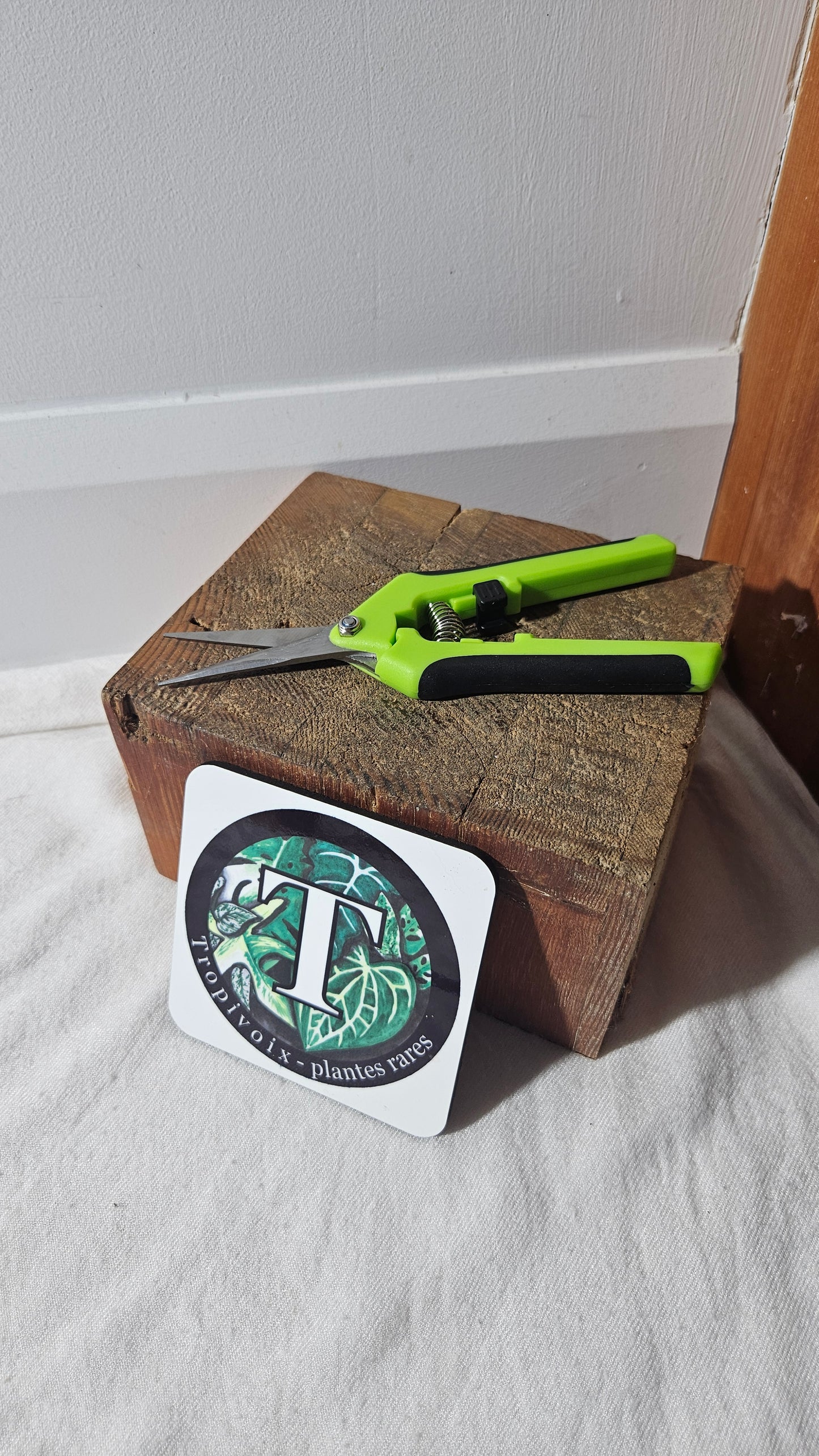 Sécateur, vert.