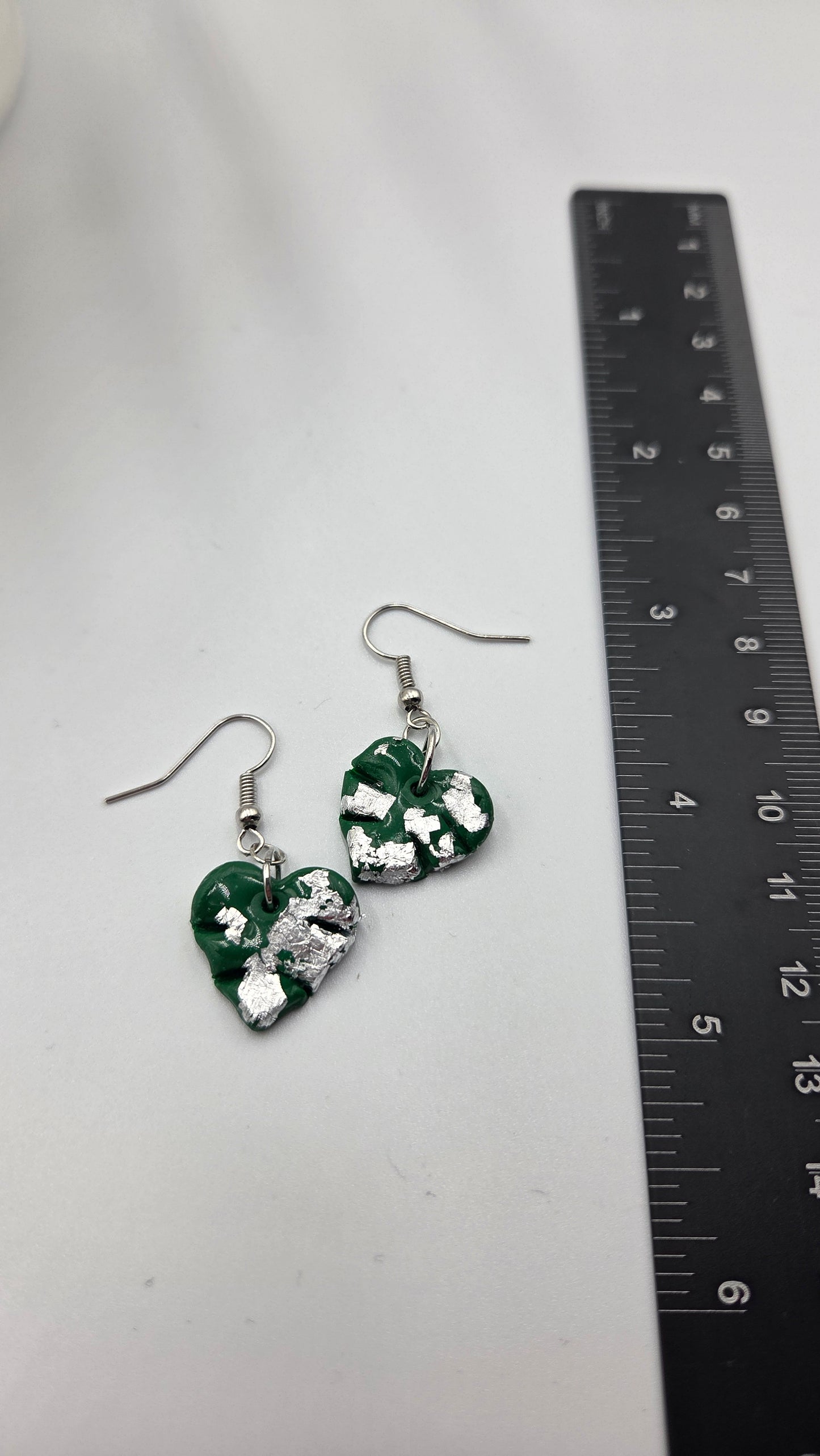 Boucles d'oreilles "Monstera Albo"
