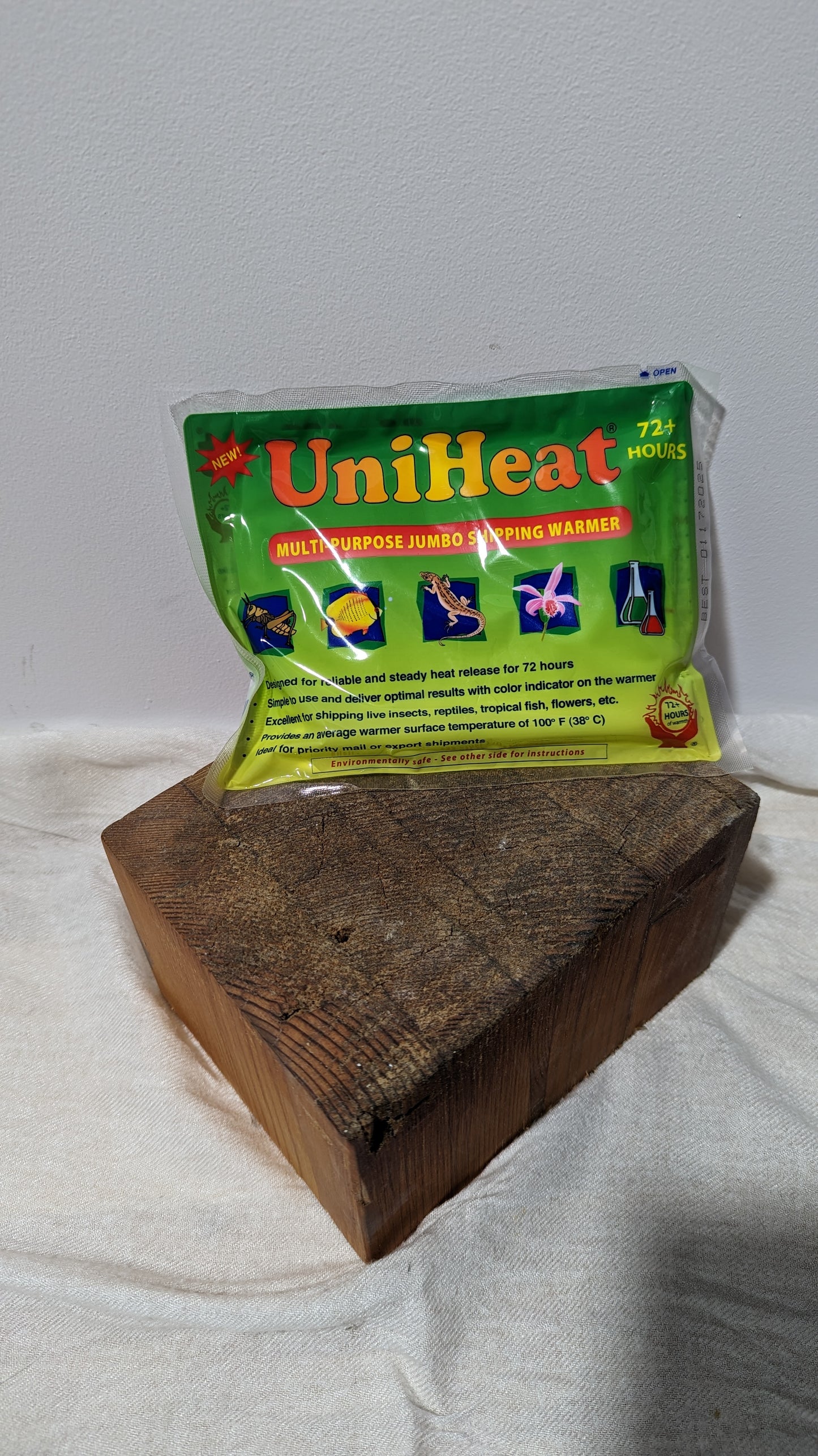 72-hour heat pad (additional charge for shipping).