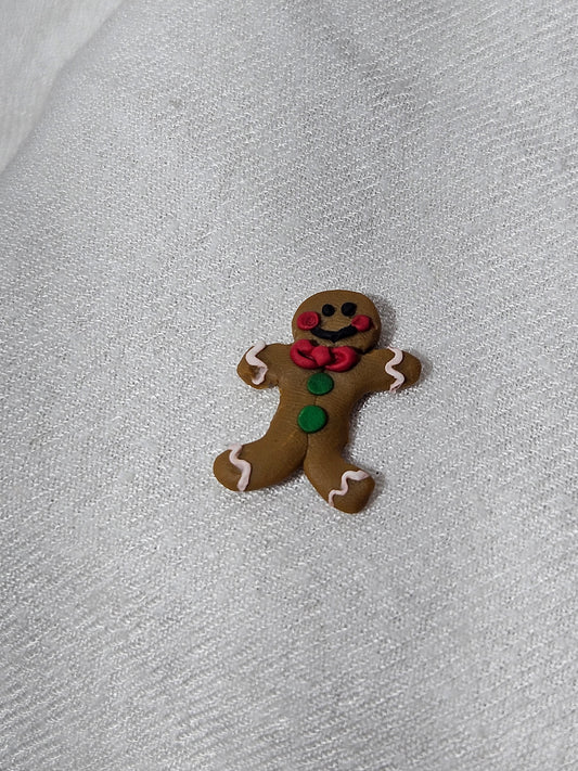 Lapel pin (Brooch/Pin) in “Gingerbread Man”