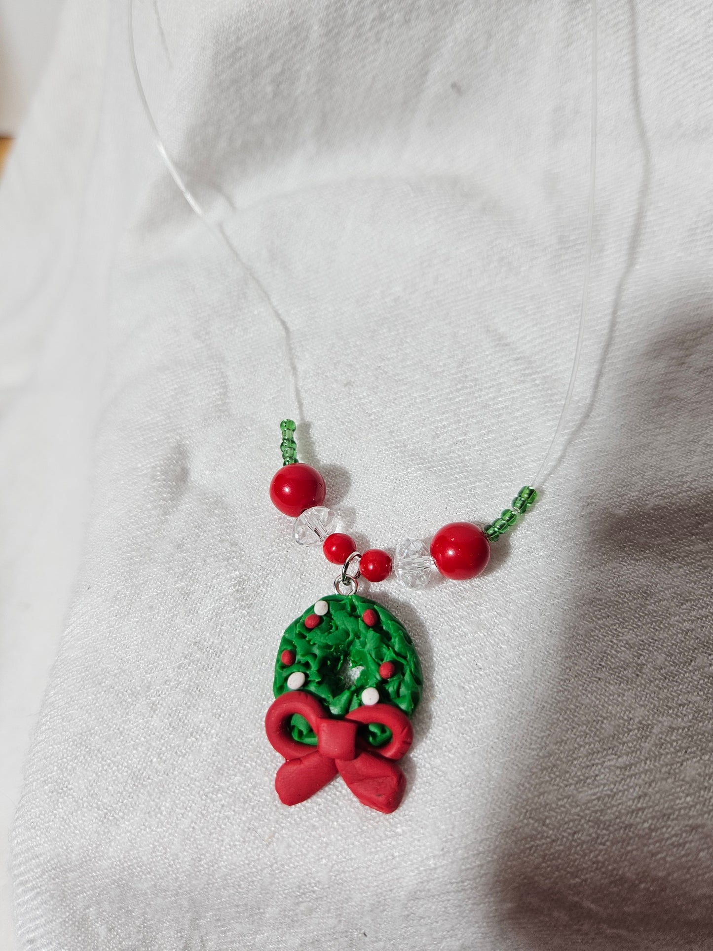 Collier couronne de Noël