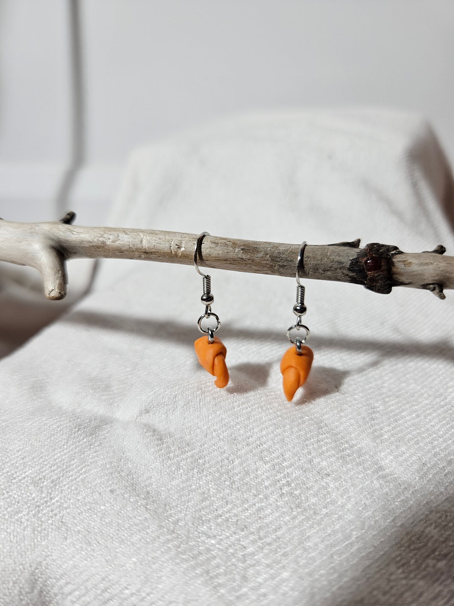 Boucles d'oreilles "Croissants au beurre"