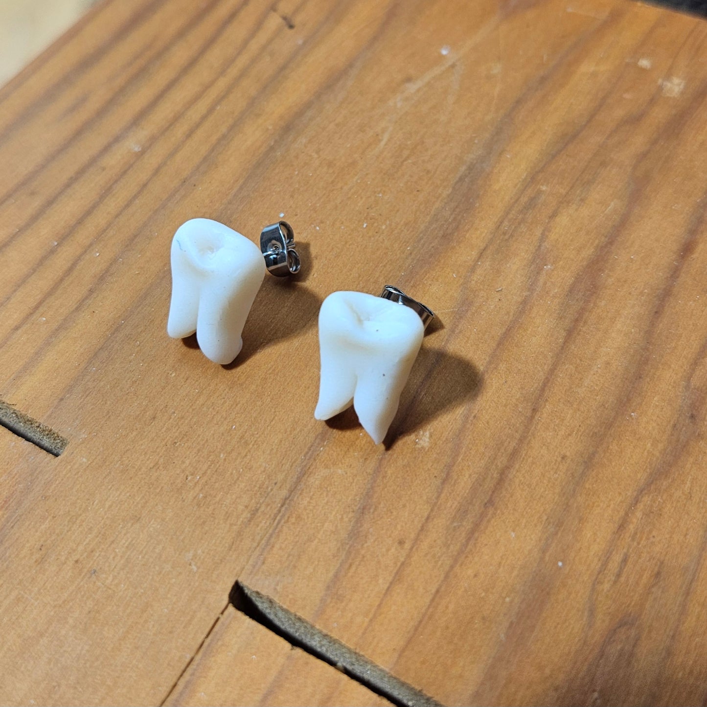 Tooth earrings