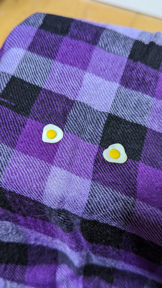 “Mirror eggs” earrings #B