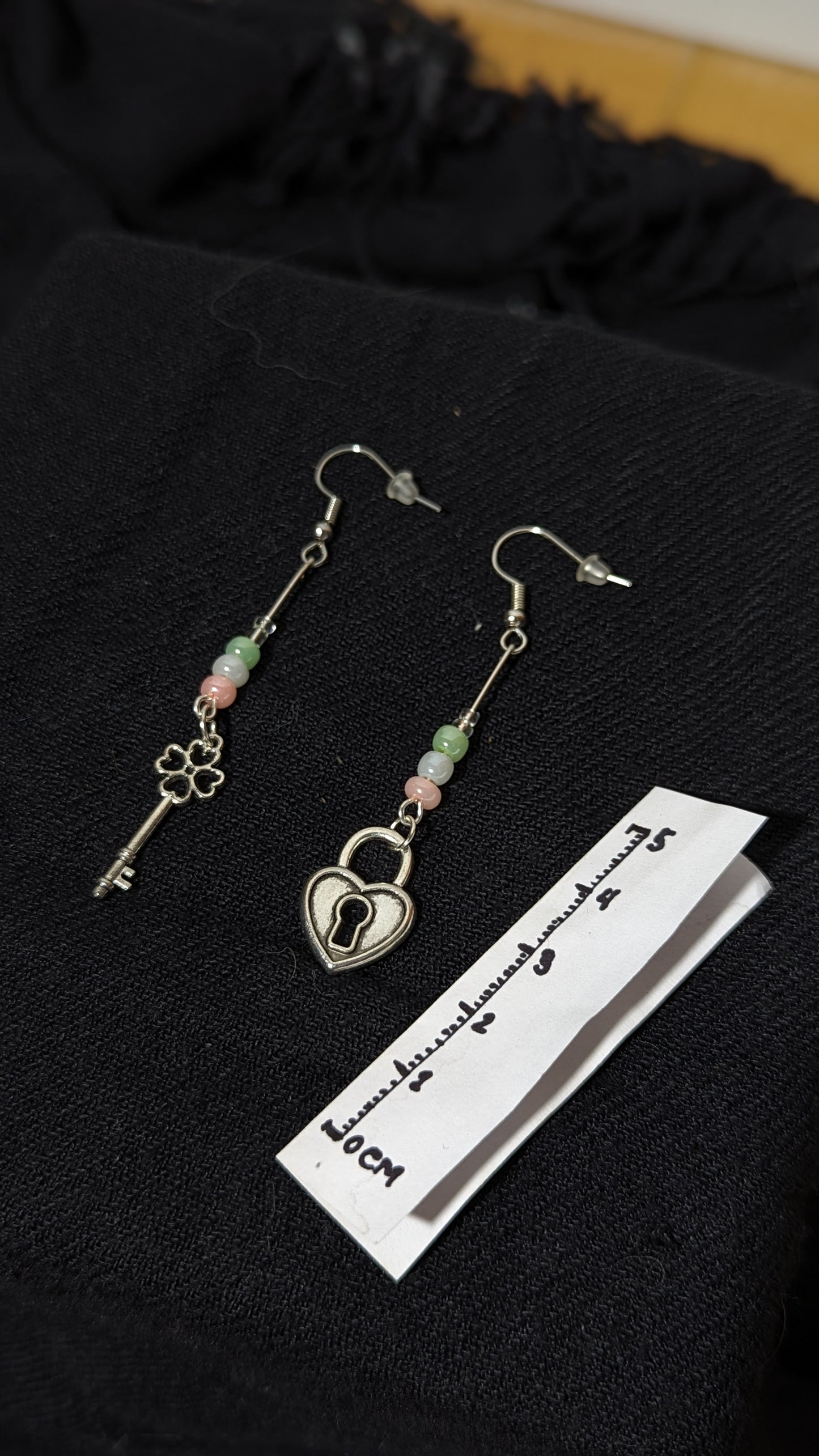 Boucles d'oreilles "Clé du cœur"