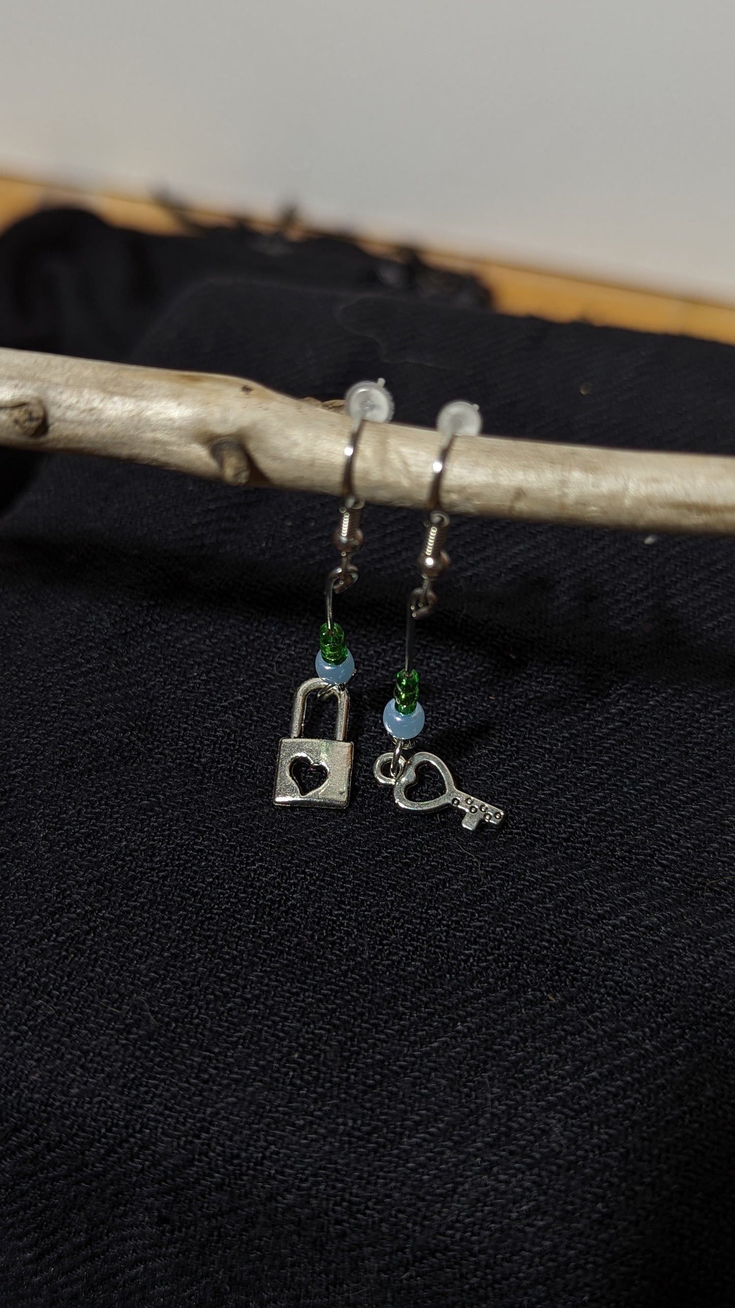 “Key of the heart” earrings