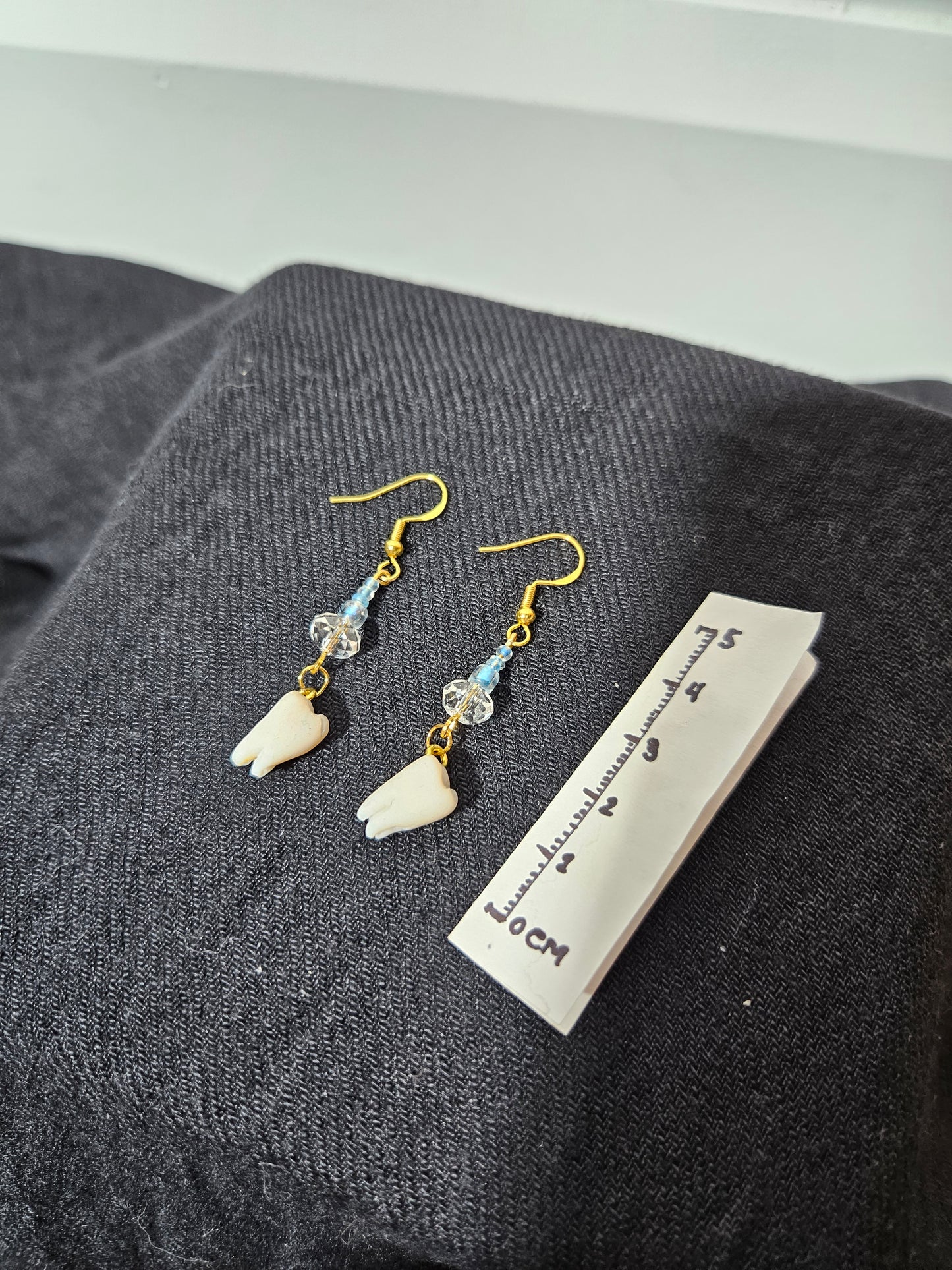 “Teeth” earrings