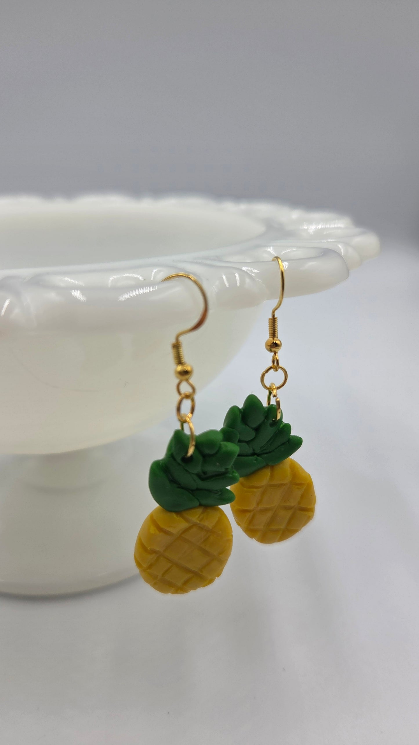 Boucles d'oreilles "Ananas"