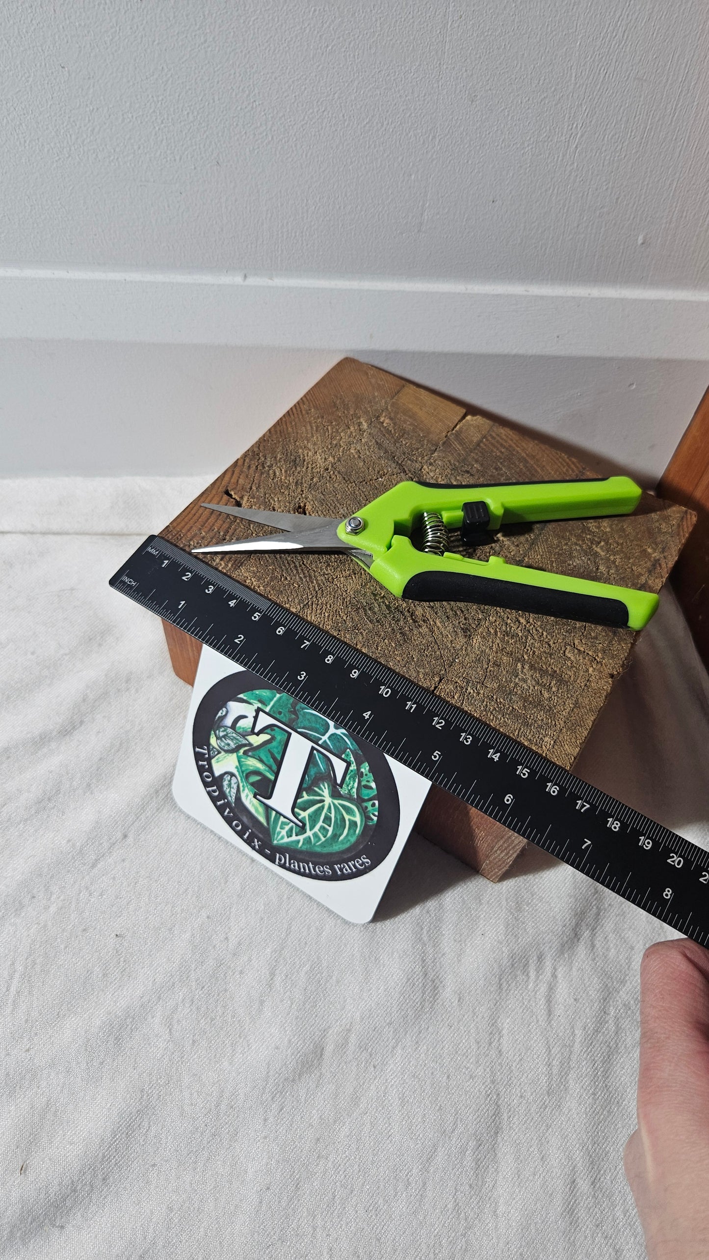 Sécateur, vert.