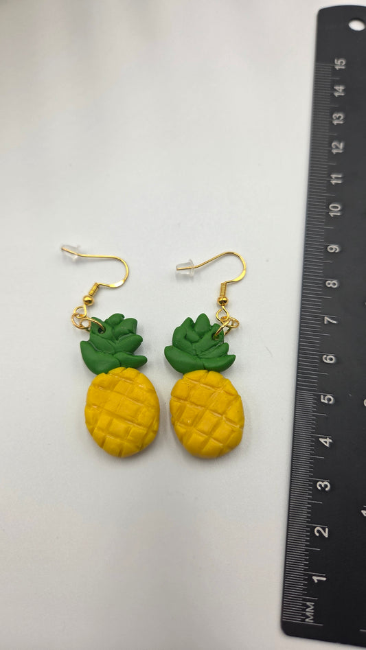 Boucles d'oreilles "Ananas"