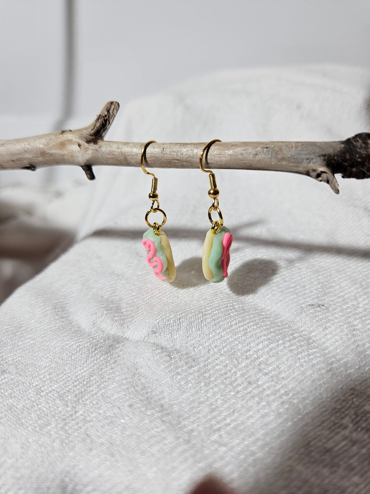 Boucles d'oreilles "beignes"