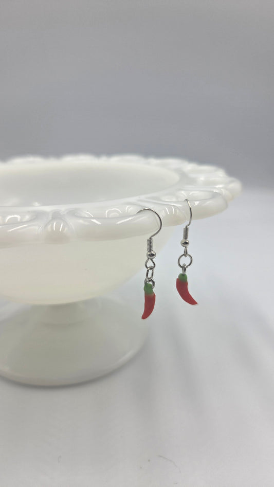 Boucles d'oreilles "Piments forts"